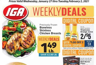 IGA Weekly Ad Flyer January 27 to February 2