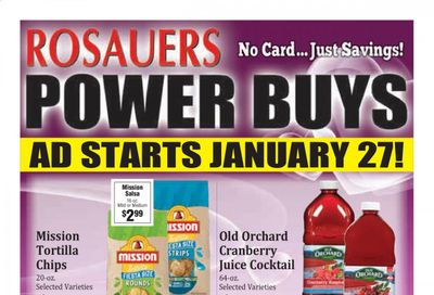 Rosauers Weekly Ad Flyer January 27 to March 2