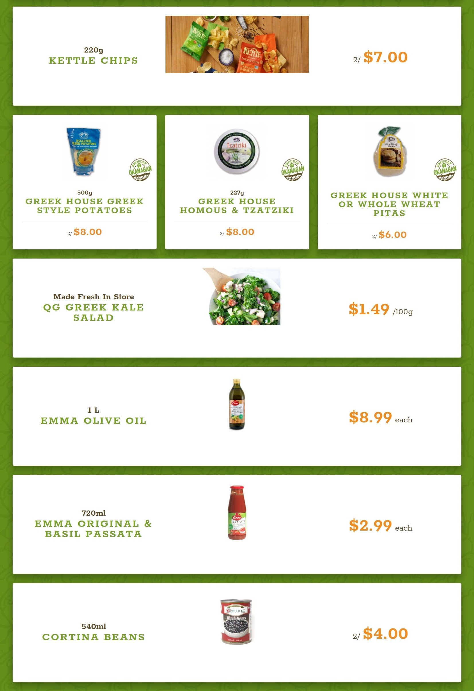Quality Greens Flyer January 27 to February 2