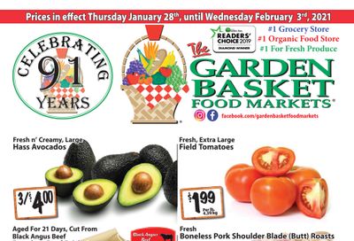 The Garden Basket Flyer January 28 to February 3