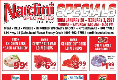Nardini Specialties Flyer January 28 to February 3