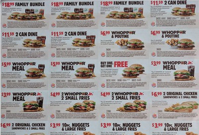 Burger King Coupons: October 2 - November 17