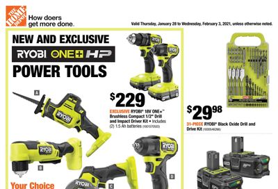 Home Depot (BC) Flyer January 28 to February 3