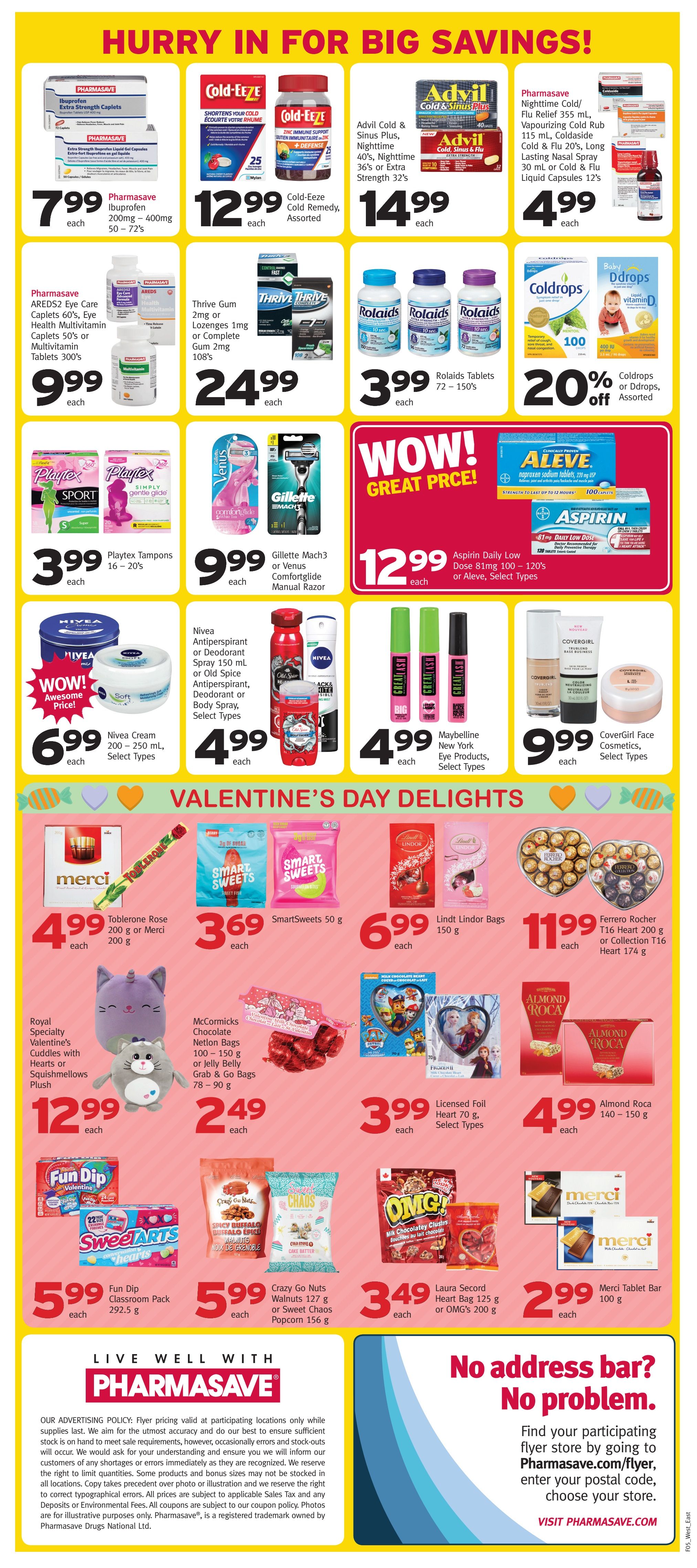 Pharmasave (BC, AB, SK & MB) Flyer January 29 to February 4