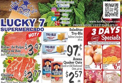 Lucky 7 Supermarket Weekly Ad Flyer January 27 to February 2, 2021