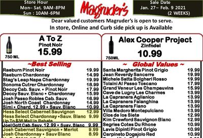 Magruder's Weekly Ad Flyer January 27 to February 9, 2021