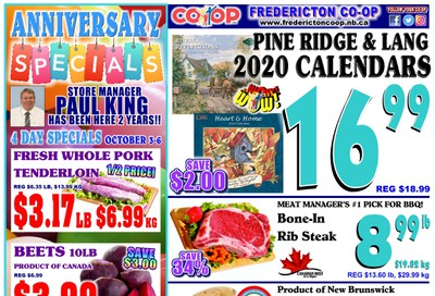 Fredericton Co-op Flyer October 3 to 9