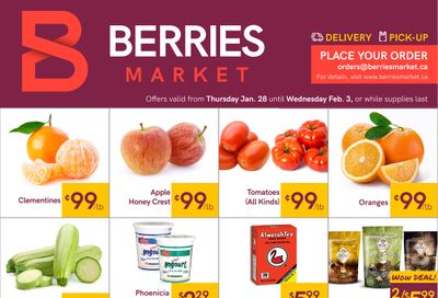 Berries Market Flyer January 28 to February 3