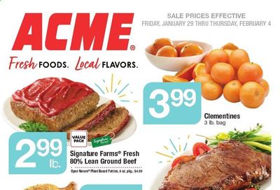 ACME Weekly Ad Flyer January 29 to February 4