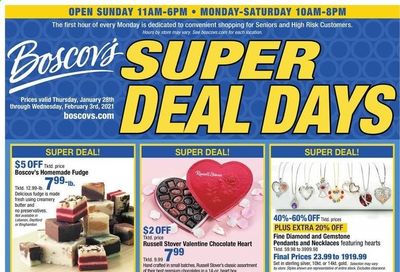 Boscov's Weekly Ad Flyer January 28 to February 3