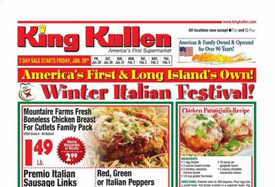 King Kullen Weekly Ad Flyer January 29 to February 4