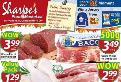 Sharpe's Food Market Flyer October 3 to 9