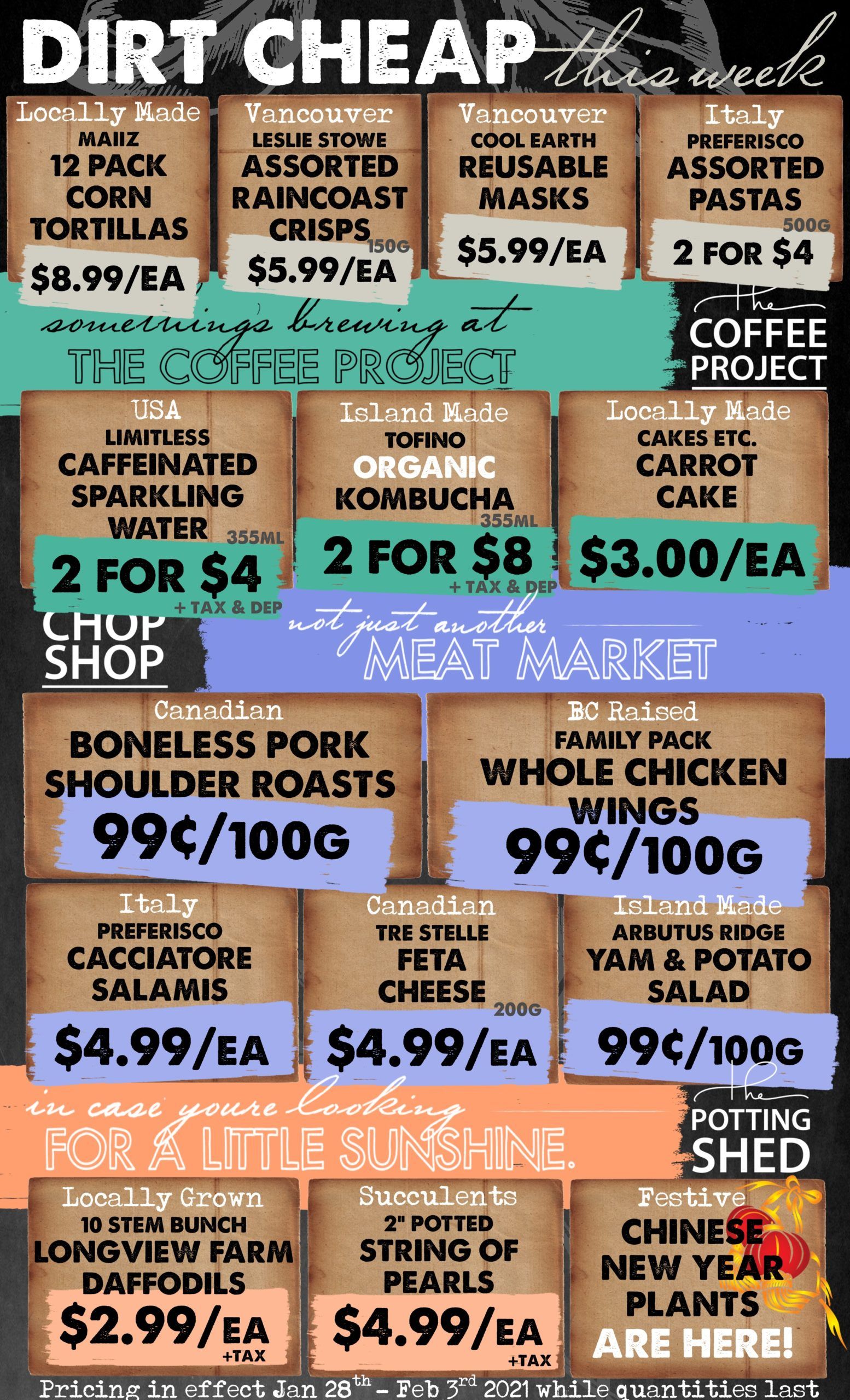 The Root Cellar Flyer January 28 to February 3