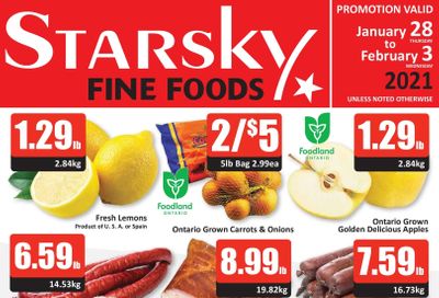 Starsky Foods Flyer January 28 to February 3