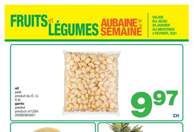 Wholesale Club (QC) Produce Deal of the Week Flyer January 28 to February 3