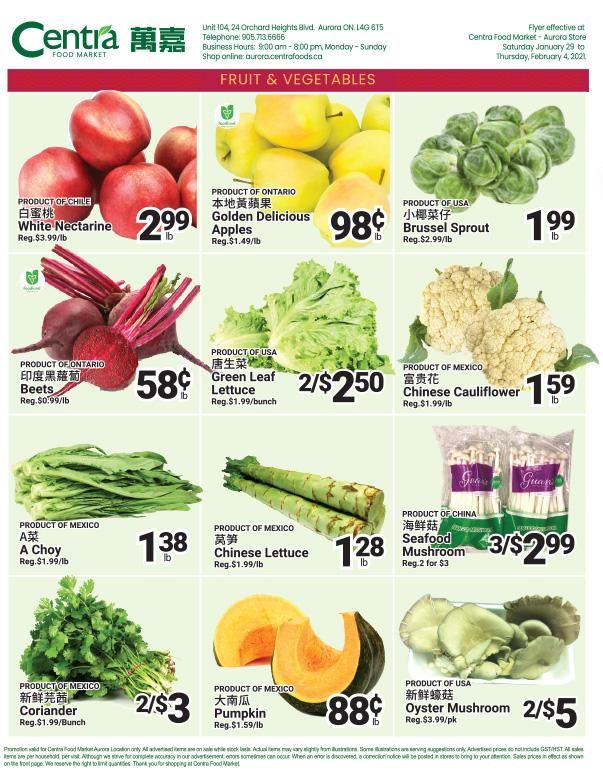 Centra Foods (Aurora) Flyer January 29 to February 4