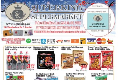 Superking Supermarket (London) Flyer January 29 to February 4