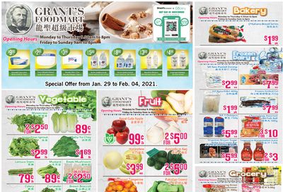 Grant's Food Mart Flyer January 29 to February 4