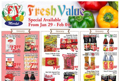 Fresh Value Flyer January 29 to February 4