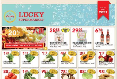 Lucky Supermarket (Calgary) Flyer January 29 to February 4