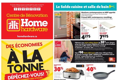 Home Hardware Building Centre (QC) Flyer October 3 to 9
