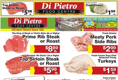 Di Pietro Food Centre Flyer October 3 to 9