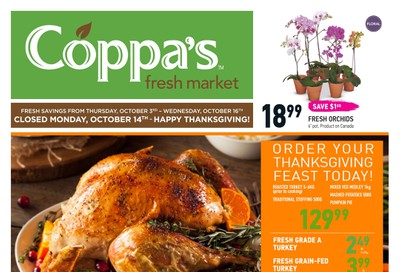 Coppa's Fresh Market Flyer October 3 to 16