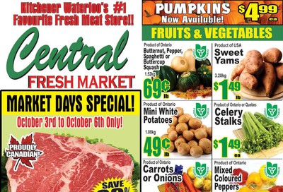 Central Fresh Market Flyer October 3 to 10