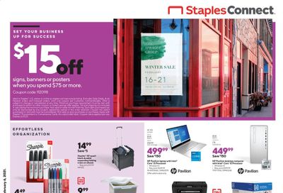 Staples Weekly Ad Flyer January 31 to February 6