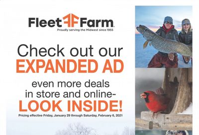 Fleet Farm Weekly Ad Flyer January 29 to February 6