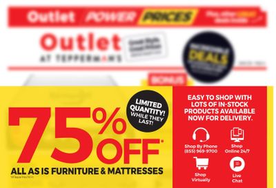 Outlet at Tepperman's Flyer January 29 to February 4