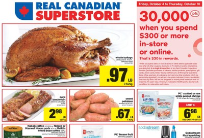 Real Canadian Superstore (West) Flyer October 4 to 10