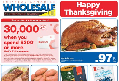 Real Canadian Wholesale Club Flyer October 4 to 10