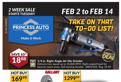 Princess Auto Flyer February 2 to 14