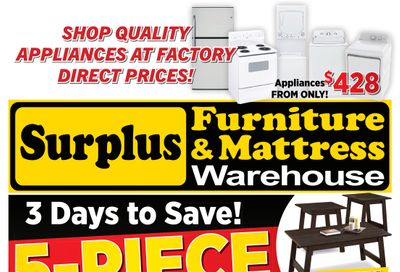 Surplus Furniture & Mattress Warehouse (Winnipeg) Flyer February 1 to 7