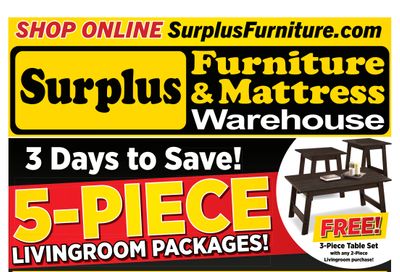 Surplus Furniture & Mattress Warehouse (Sydney) Flyer February 1 to 7