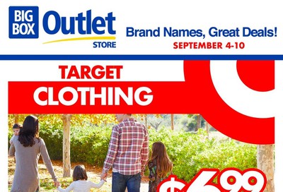 Big Box Outlet Store Flyer September 4 to 10