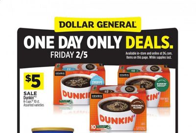 Dollar General Weekly Ad Flyer February 5 to February 5