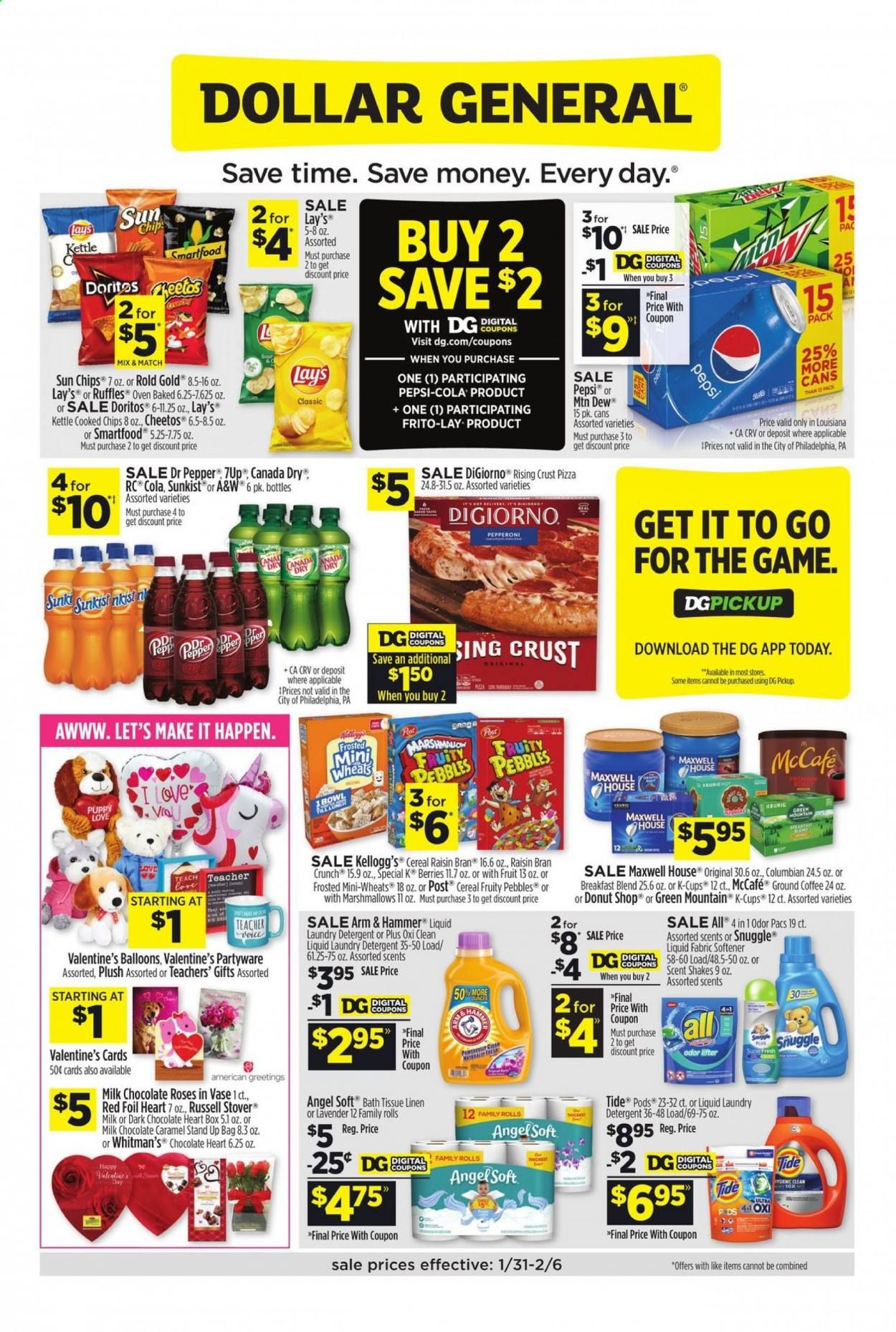 Dollar General (LA) Weekly Ad Flyer January 31 to February 6
