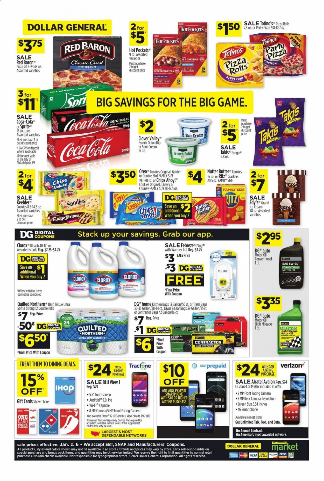 Dollar General (AL, FL, GA, MS, NC, OH, OK, SC) Weekly Ad Flyer January 31 to February 6