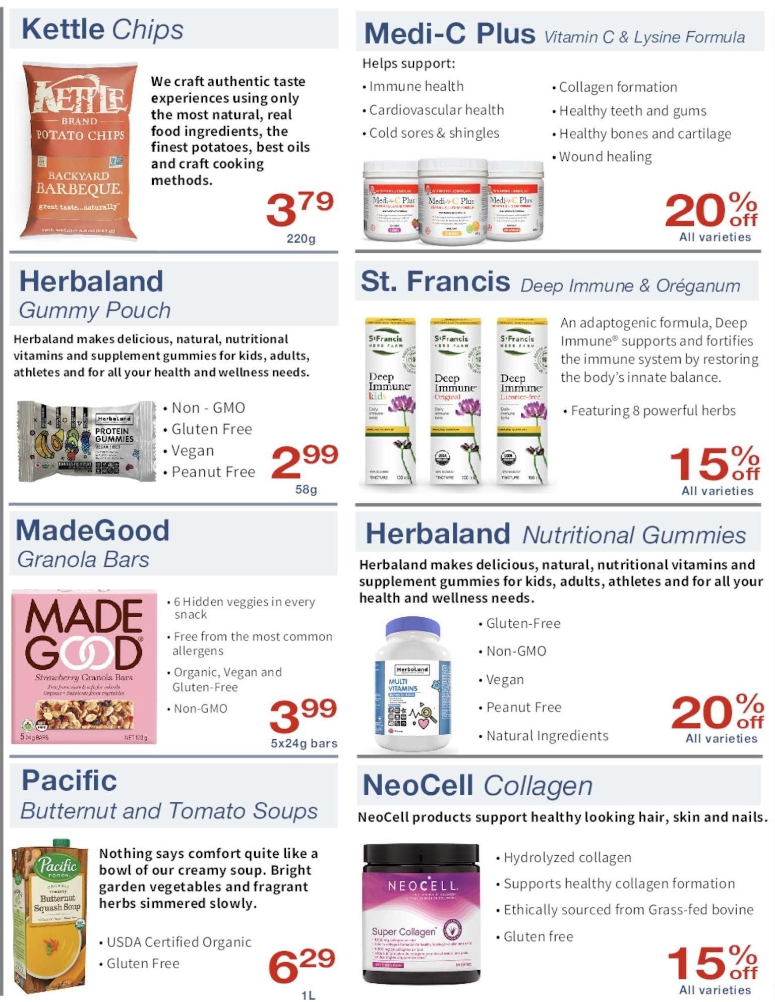 Noah's Natural Foods Flyer February 1 to 28