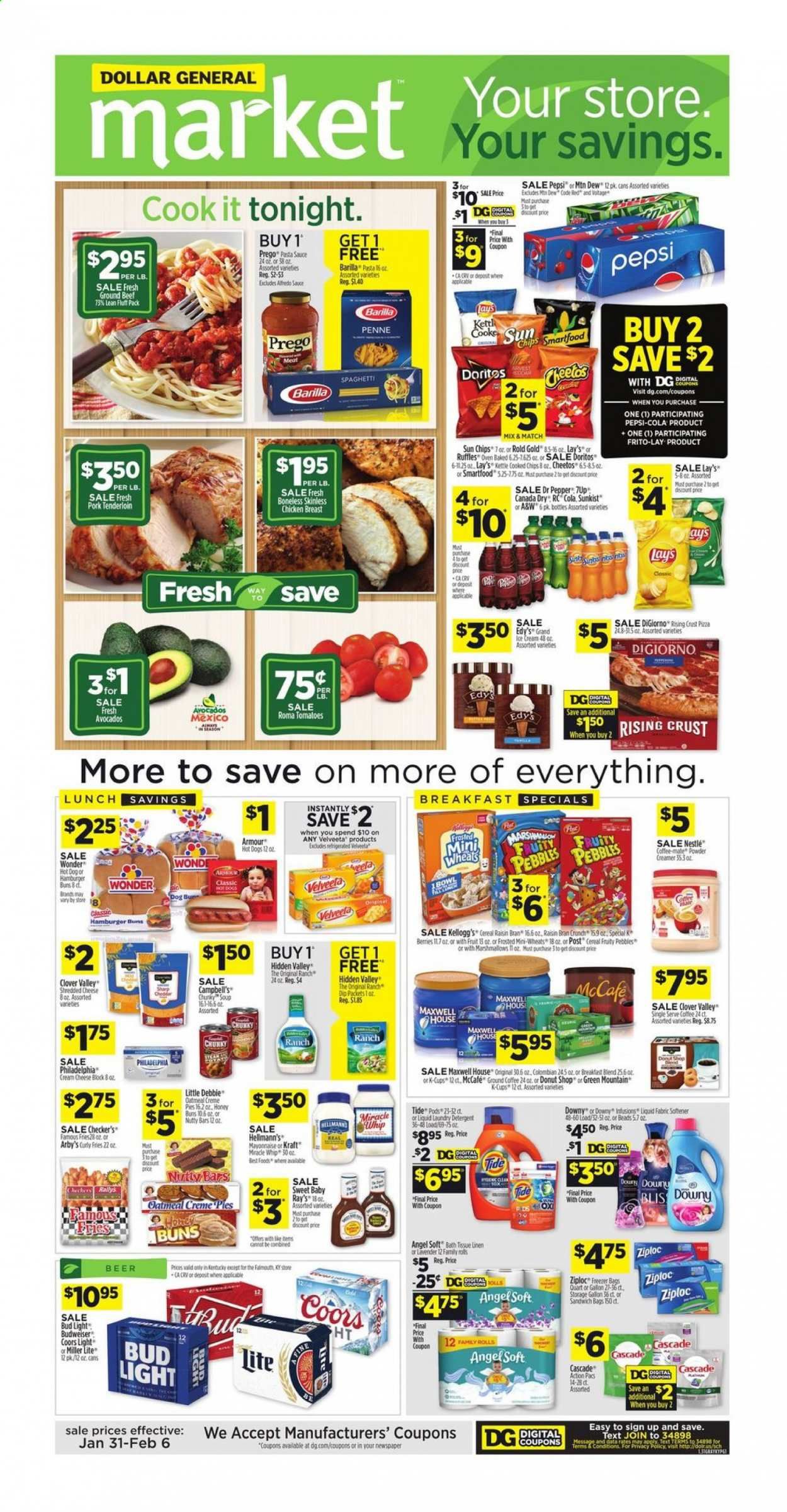 Dollar General (KY) Weekly Ad Flyer January 31 to February 6