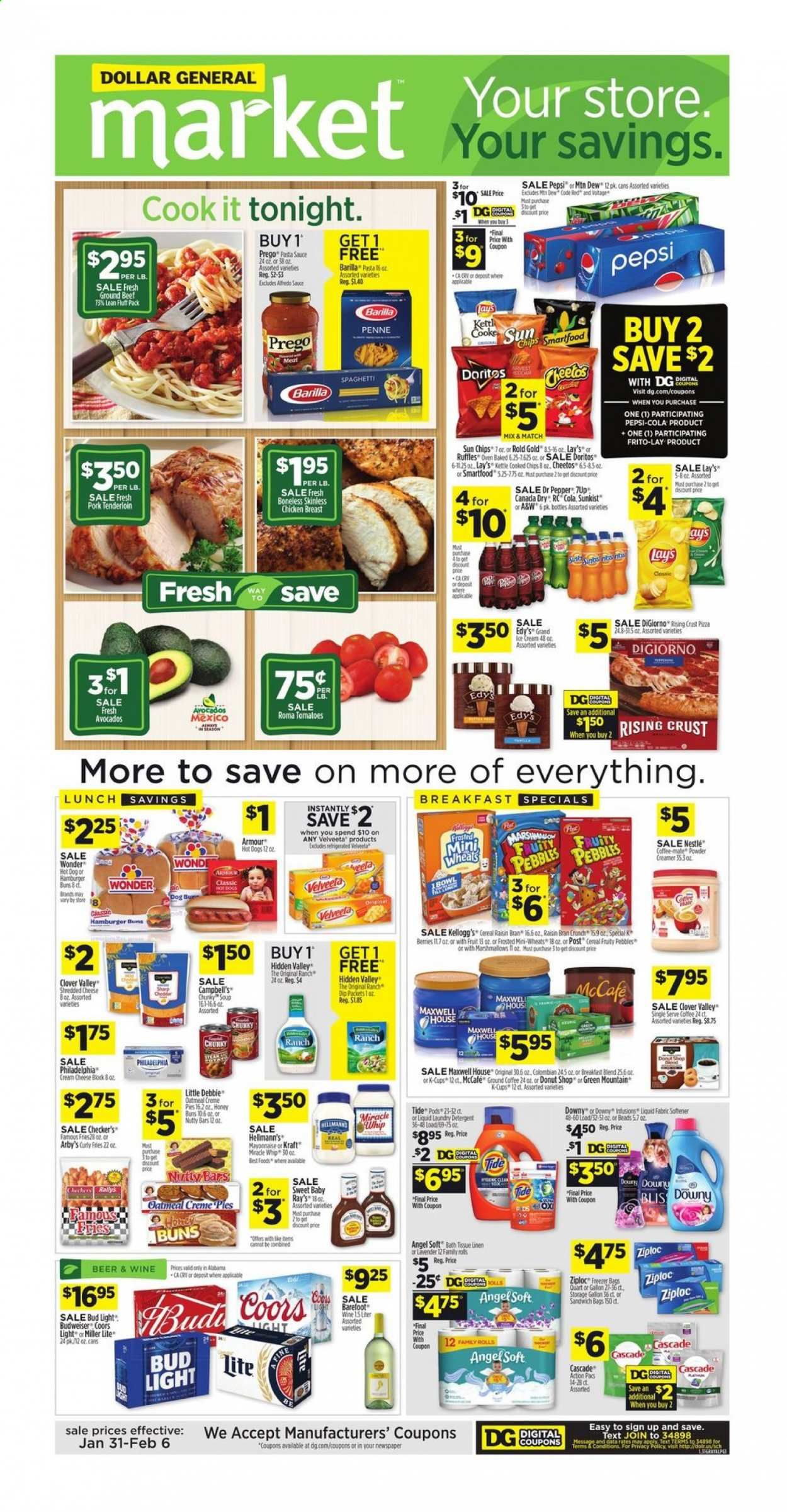 Dollar General (AL) Weekly Ad Flyer January 31 to February 6