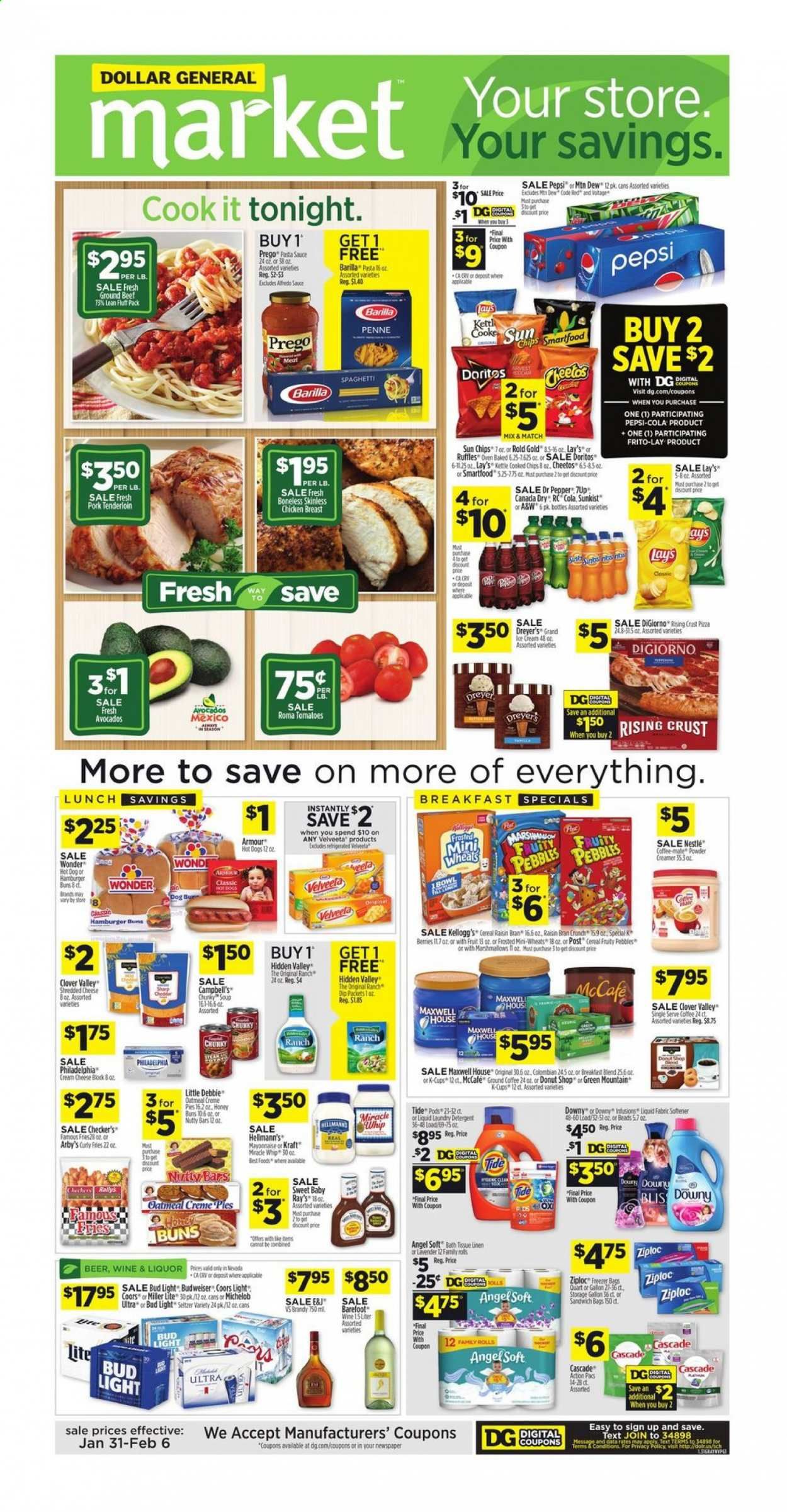 Dollar General (NV) Weekly Ad Flyer January 31 to February 6