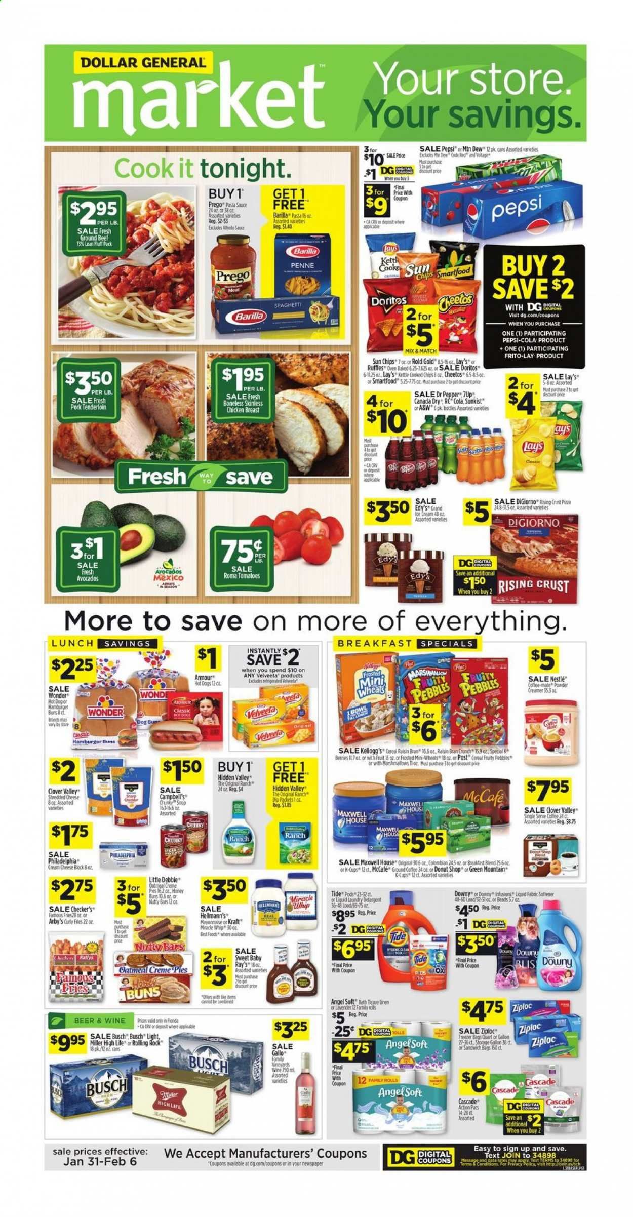 Dollar General (FL) Weekly Ad Flyer January 31 to February 6