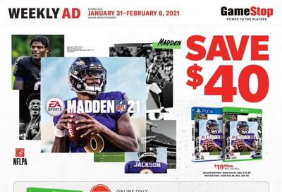 GameStop Weekly Ad Flyer January 31 to February 6
