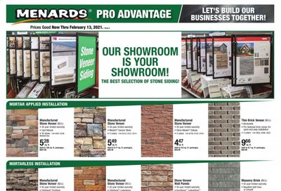 Menards Weekly Ad Flyer January 31 to February 13
