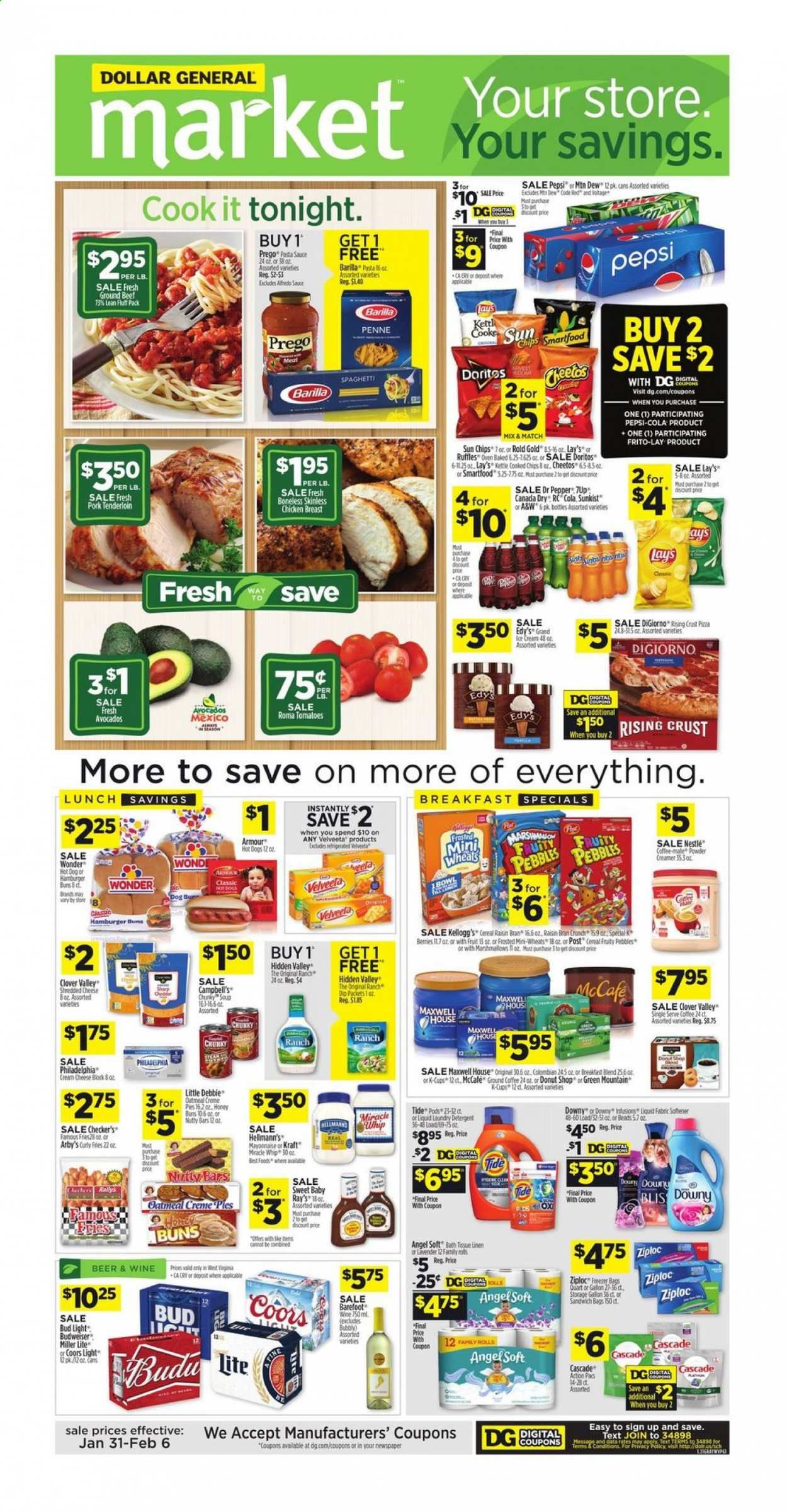 Dollar General (WV) Weekly Ad Flyer January 31 to February 6