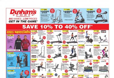 Dunham's Sports Weekly Ad Flyer January 30 to February 11
