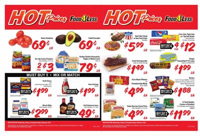 Food 4 Less (IN) Weekly Ad Flyer February 3 to February 9